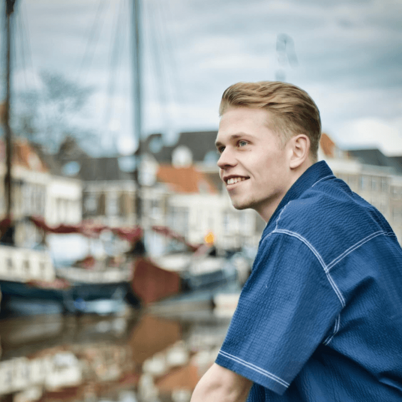 Ruud Kamp aan het werk